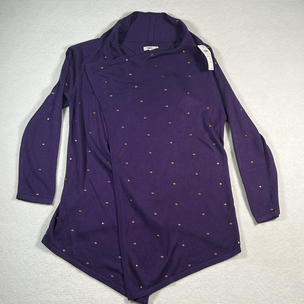 Cache Purple Cardigan New Size XS